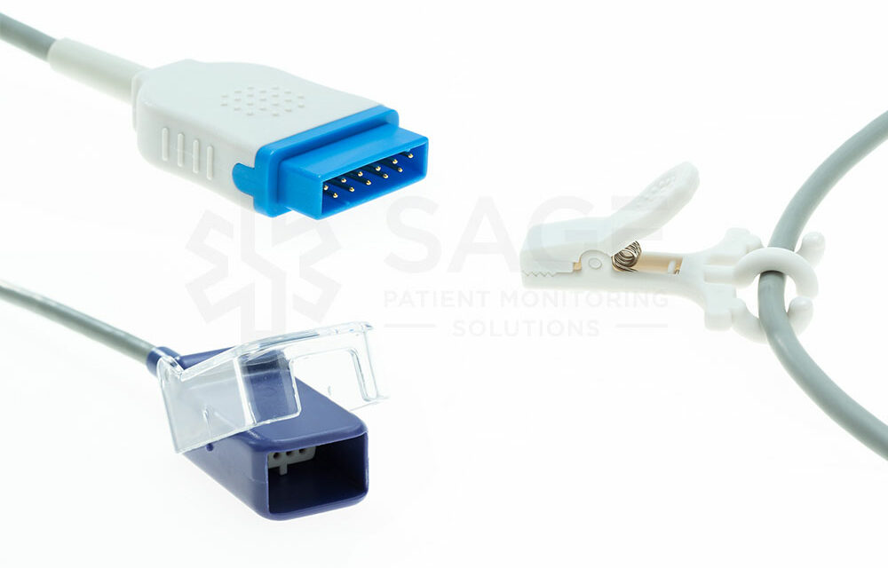 GE Compatible Nellcor OXI SpO2 Adapter Cable, 3.6m