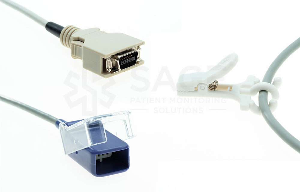 Nihon Kohden Compatible Nellcor OXI SpO2 Adapter Cable, 3.0m
