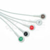 Philips Compatible 5 Lead Telemetry Set, Snap, 0.9m - Image 4