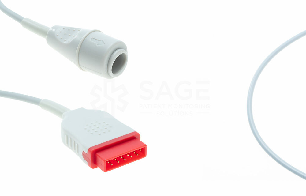 GE Compatible IBP Adaptor Cable, Edwards Connector , 4.0m