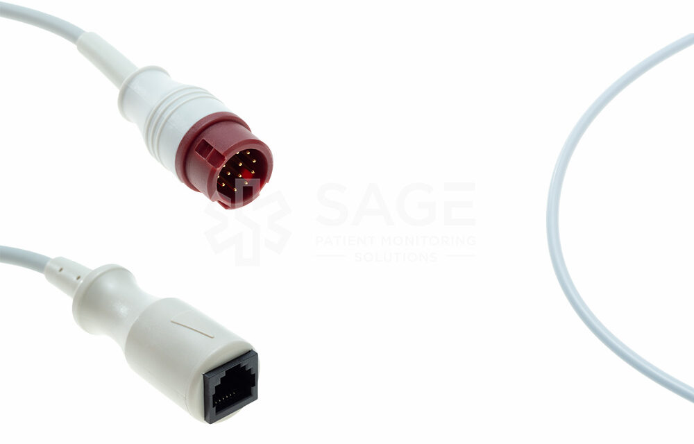 Philips Compatible IBP Adaptor Cable, Medex/Abbott Connector , 4.0m
