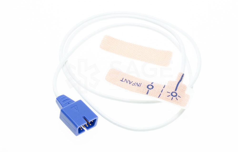 Nellcor Compatible OXI Disposable Sensor, Infant, 0.9m, 24/BX