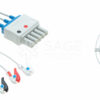 Drager Compatible 3 Lead Set, Grabber, 0.9m