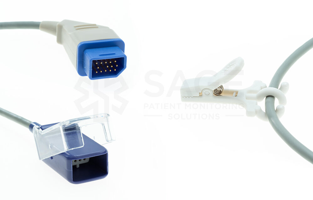 Nihon Kohden Compatible Nellcor OXI SpO2 Adapter Cable, 3.0m