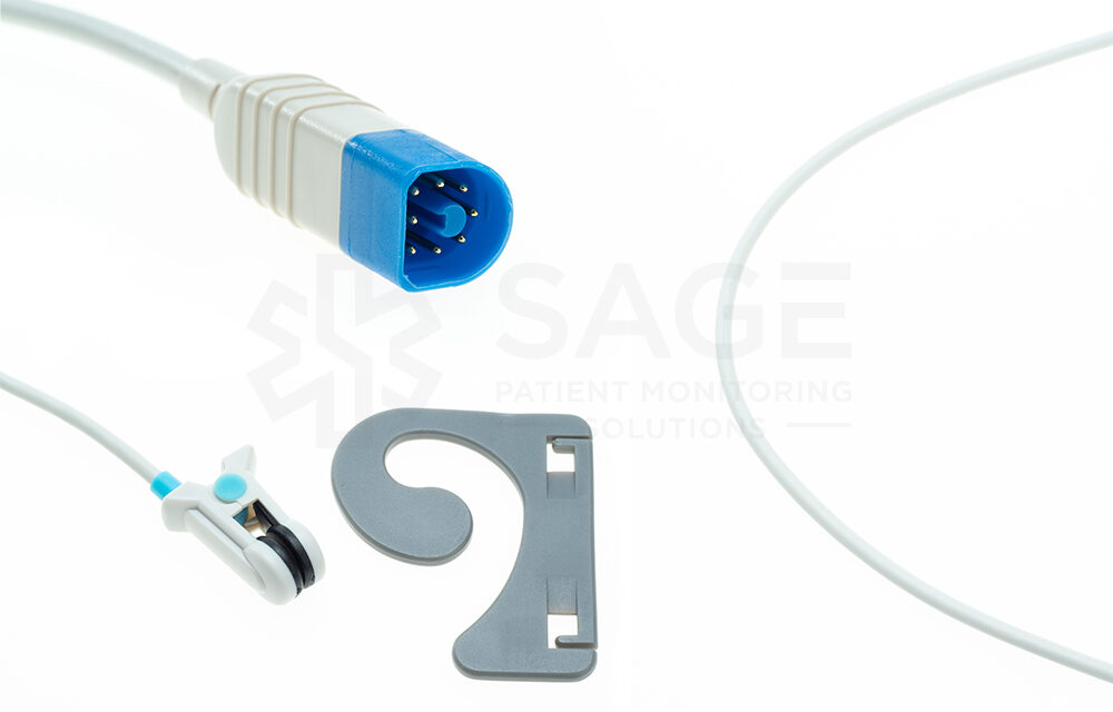 Philips Compatible Pediatric/Adult Ear Clip SpO2 Sensor, 1.1m