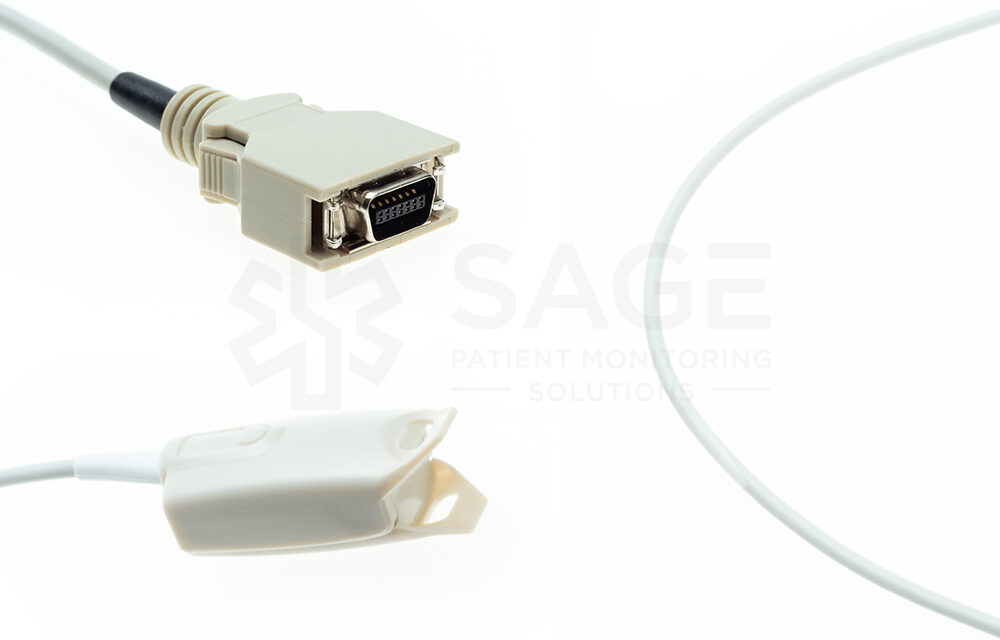 Masimo Compatible SpO2 Sensor, Clip Style, 0.9m