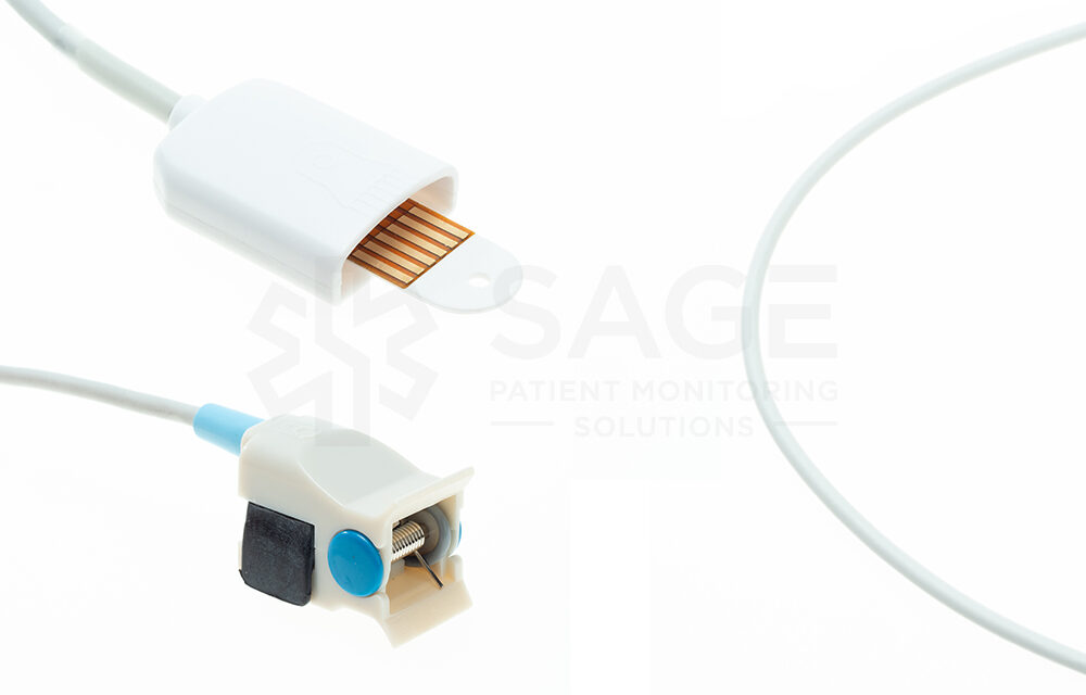 Masimo Compatible Pediatric SpO2 Sensor, Clip Style, 1.1m