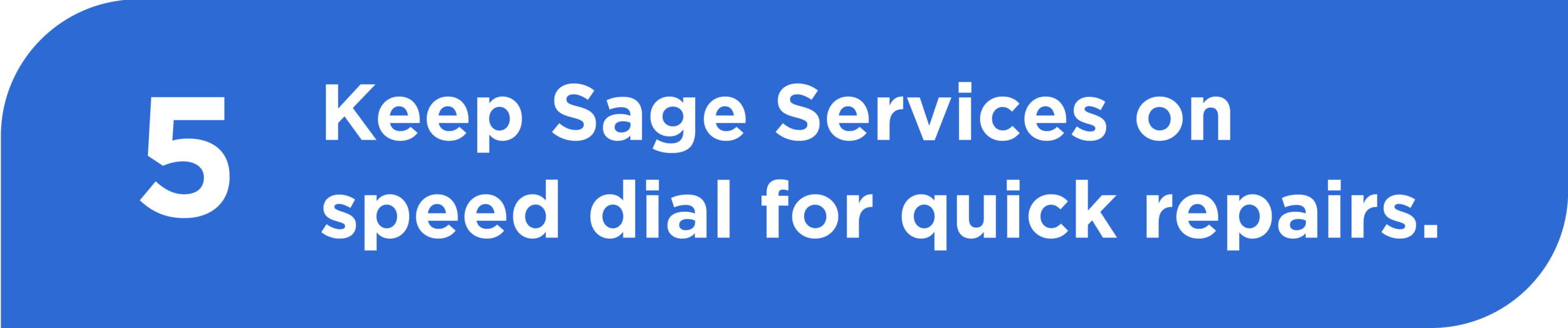 Keep us on speed dial